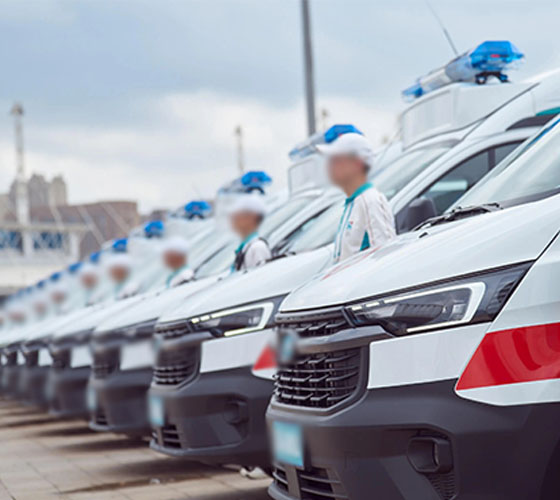 吉木萨尔县服务车队展示